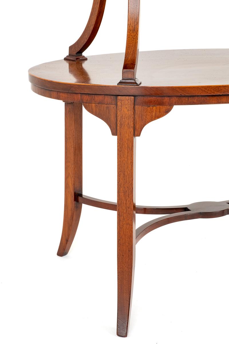 Mahogany Sheraton Revival Etagere