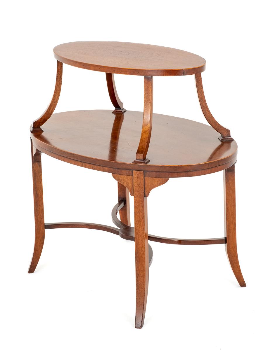 Mahogany Sheraton Revival Etagere