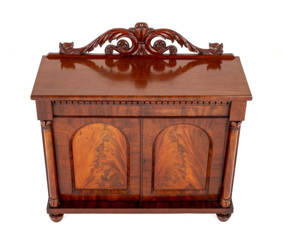 William IV 2 Door Mahogany Side Cabinet