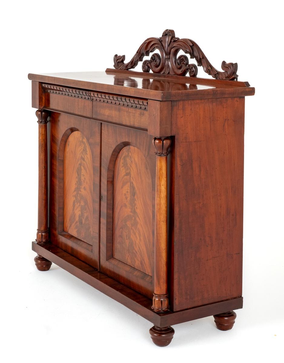 William IV 2 Door Mahogany Side Cabinet