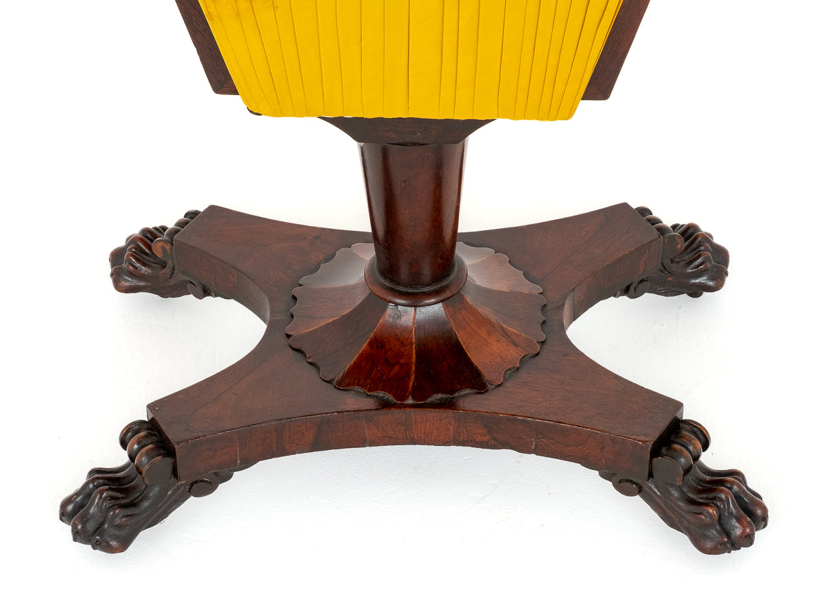Regency Rosewood Sewing / Games Table