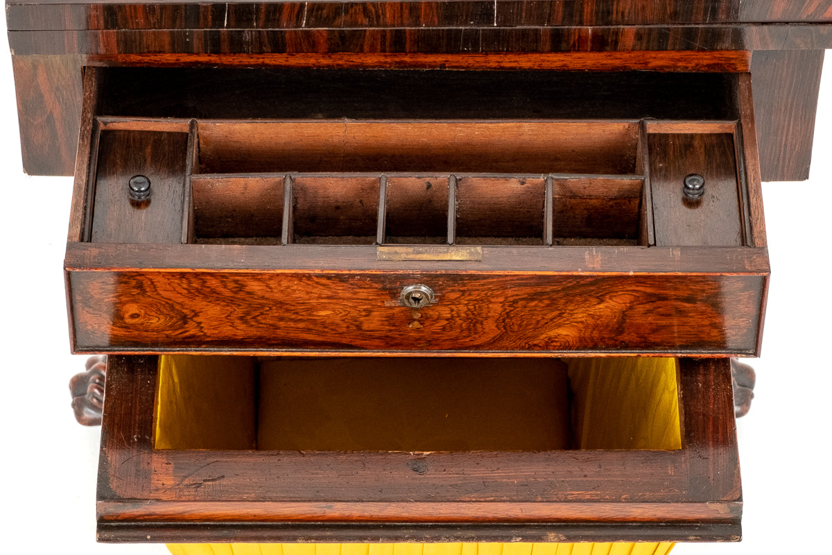 Regency Rosewood Sewing / Games Table