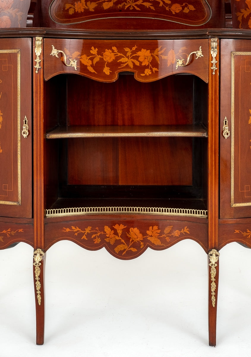 Pretty Mahogany Inlaid Side Cabinet