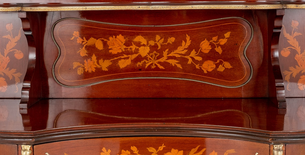 Pretty Mahogany Inlaid Side Cabinet