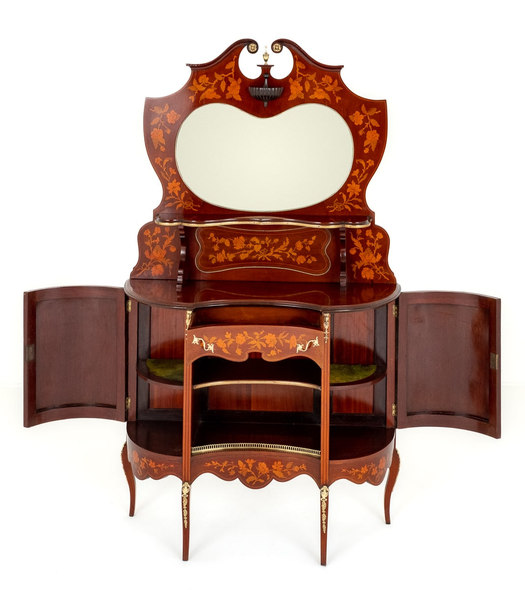 Pretty Mahogany Inlaid Side Cabinet
