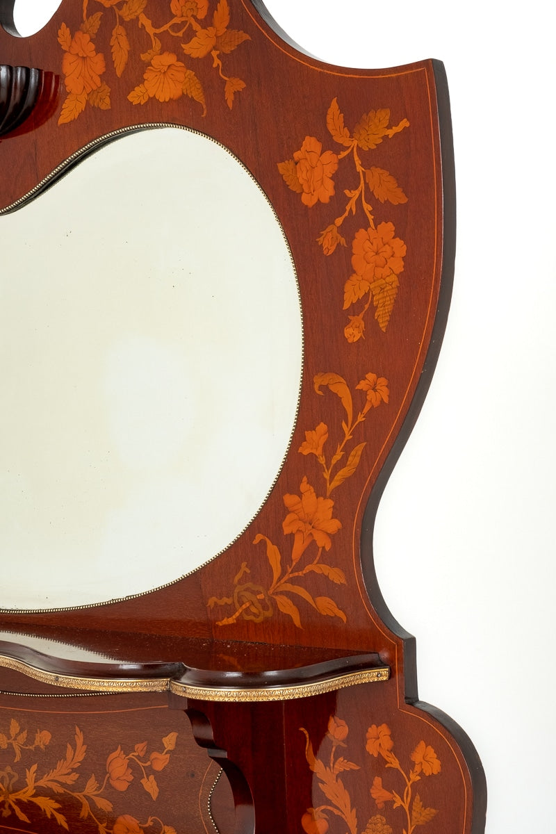 Pretty Mahogany Inlaid Side Cabinet