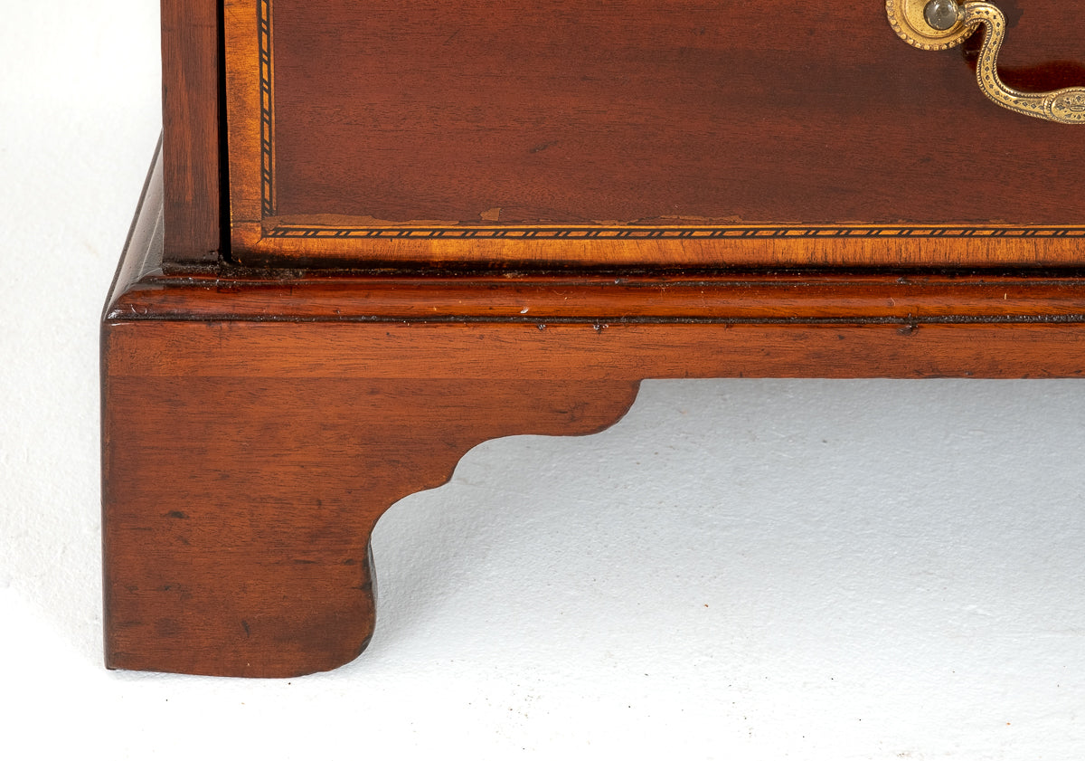 Georgian Mahogany Bureau Bookcase