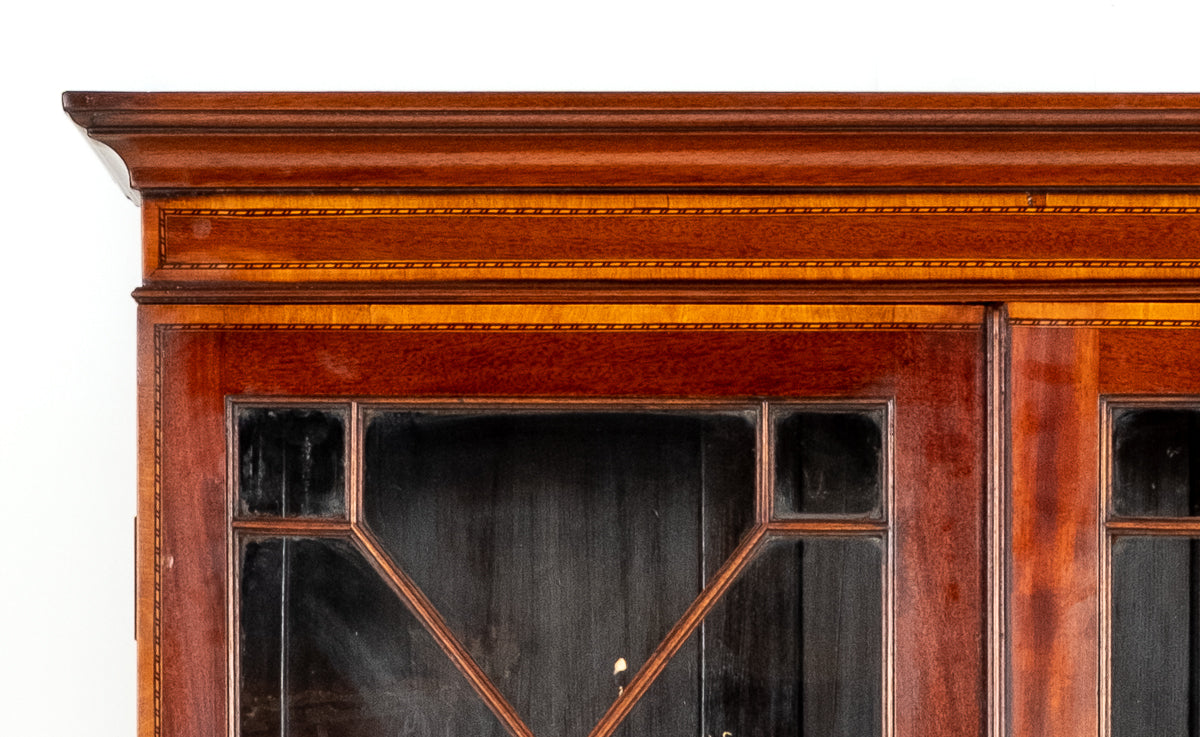 Georgian Mahogany Bureau Bookcase