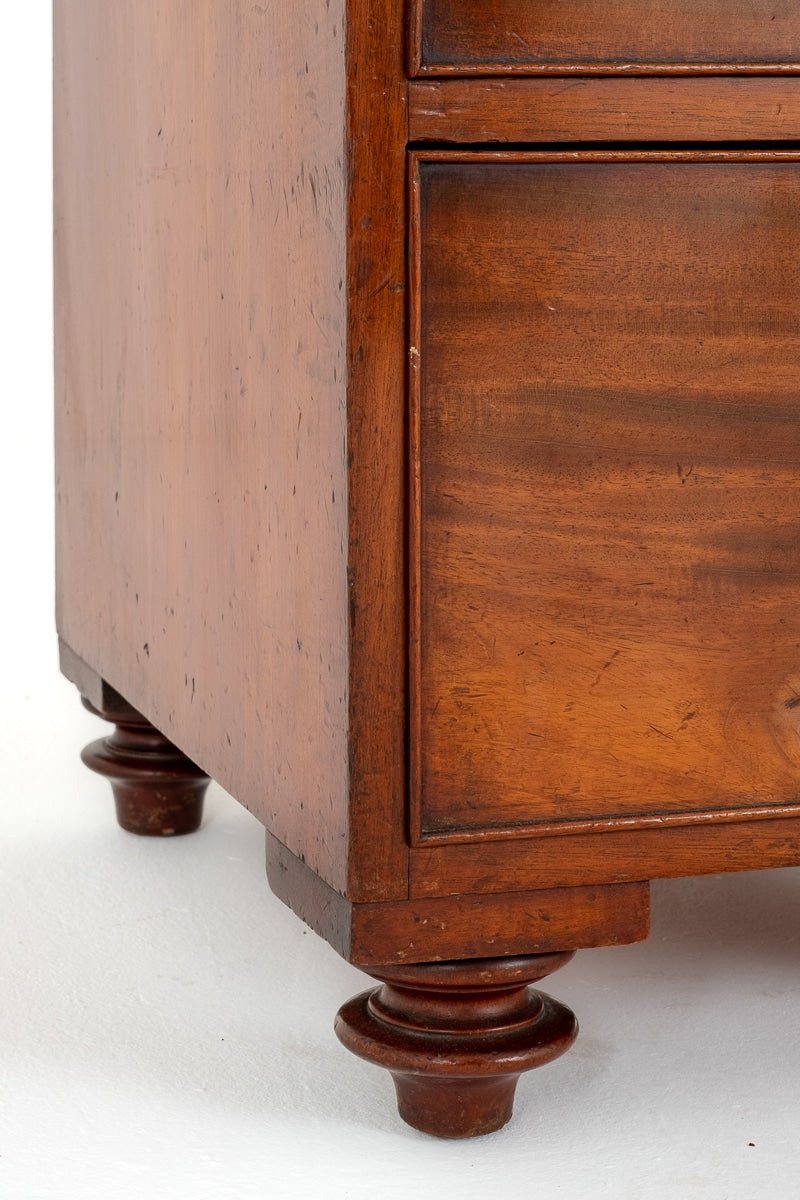 Victorian Mahogany 9 Drawer Desk