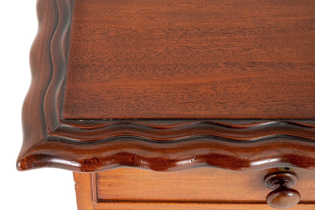 Victorian Mahogany 9 Drawer Desk