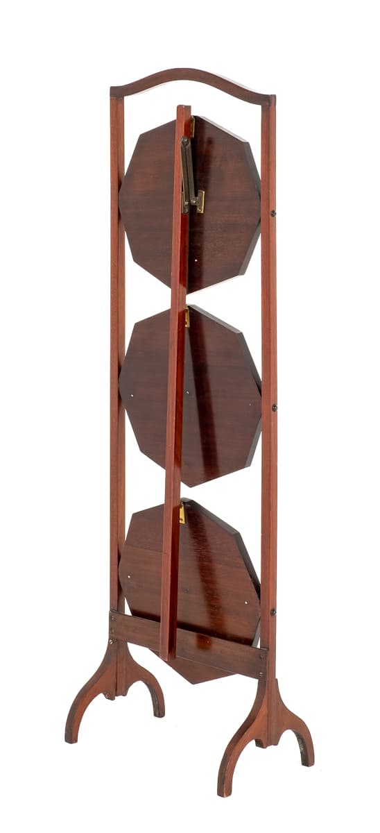 Mahogany Sheraton Revival Cake Stand