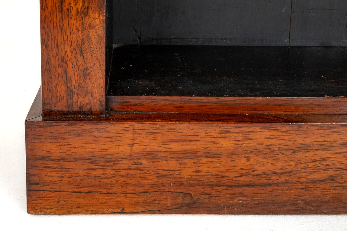 Unusual Early Victorian Rosewood Open Bookcase