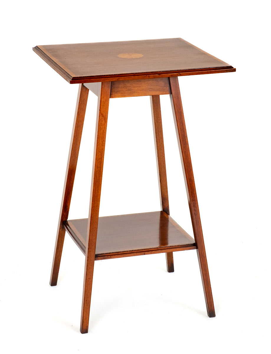 Sheraton Revival Mahogany Occasional Square Table