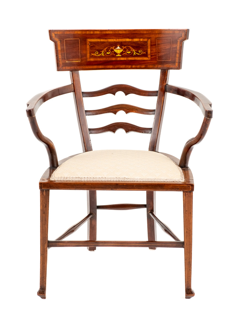 Sheraton Revival Open Arm Chair