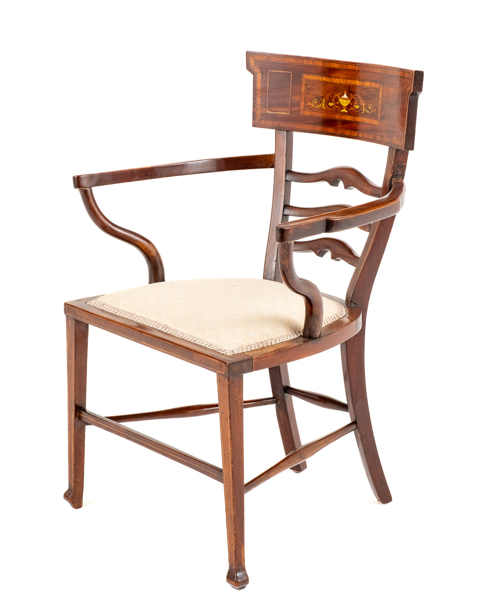Sheraton Revival Open Arm Chair