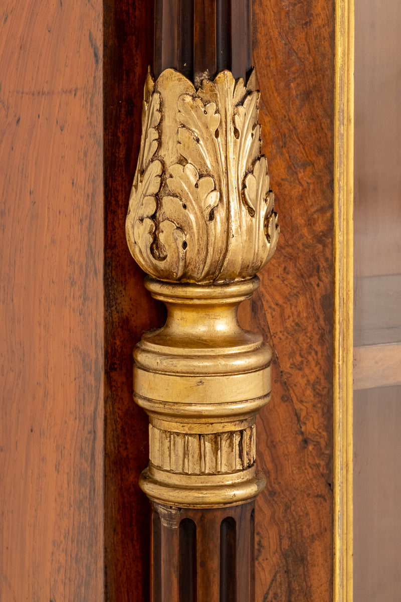 Impressive Olive Wood Victorian Pier Cabinet