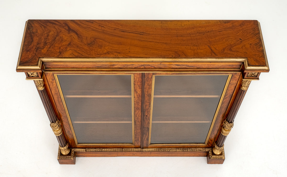Impressive Olive Wood Victorian Pier Cabinet