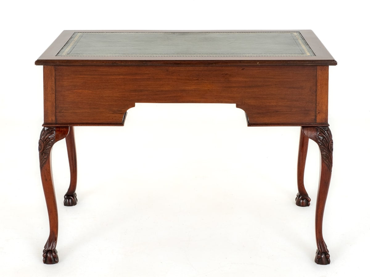 5 Drawer Mahogany Chippendale Style Writing Table