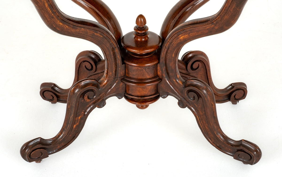 Fantastic Quality Victorian Burr Walnut Card Table