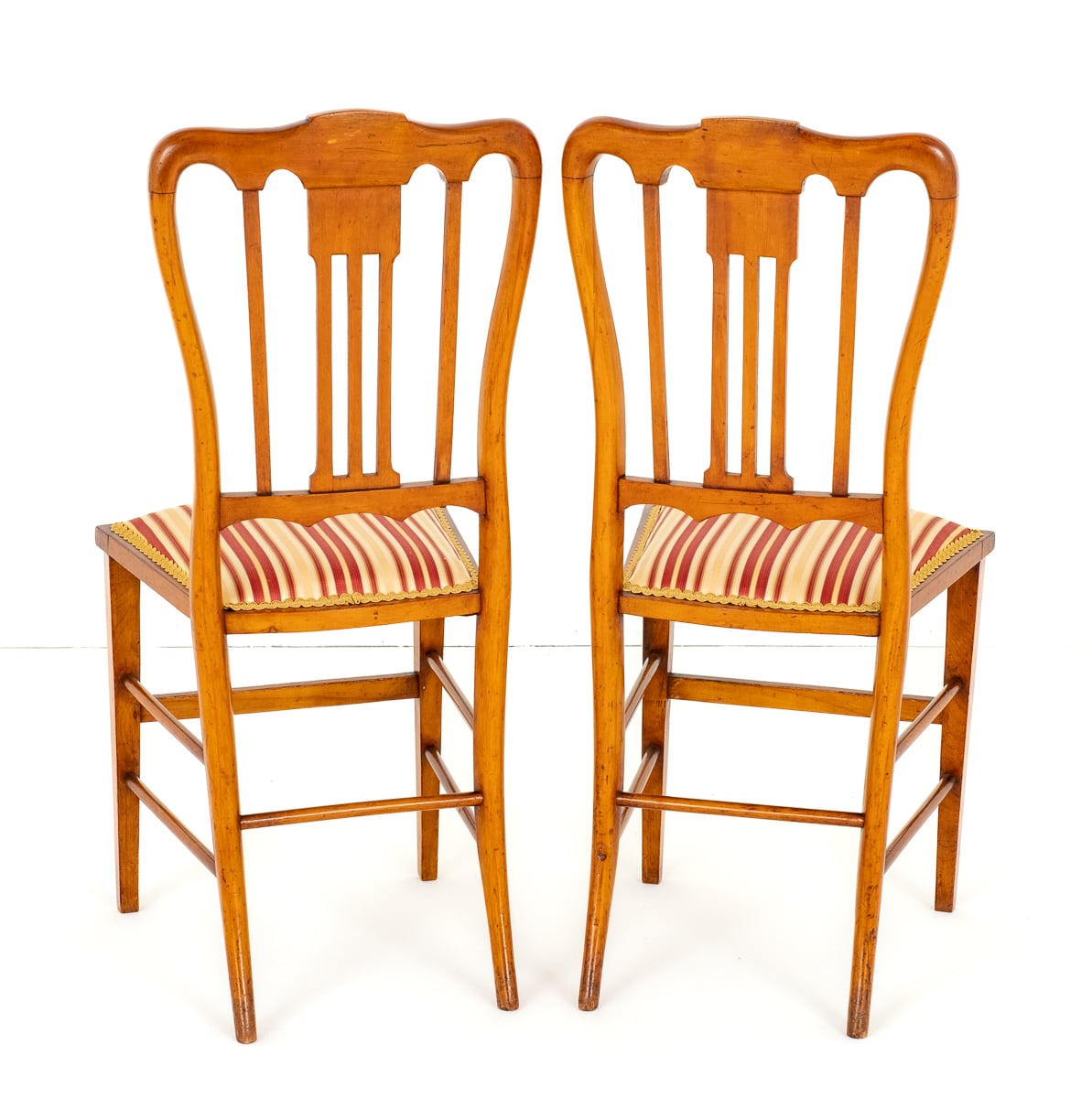 Pair of Satinwood Bedroom Chairs
