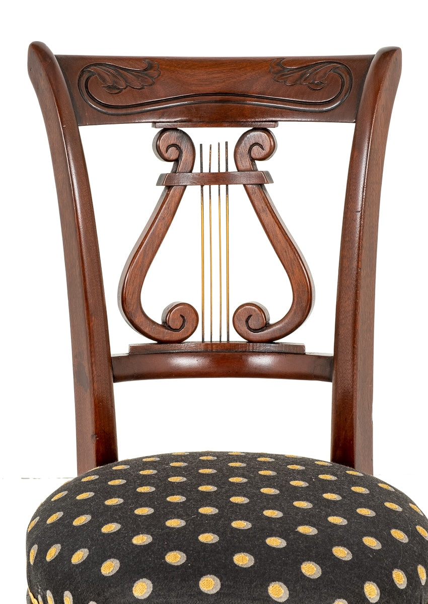 William IV Mahogany Revolving Piano Stool
