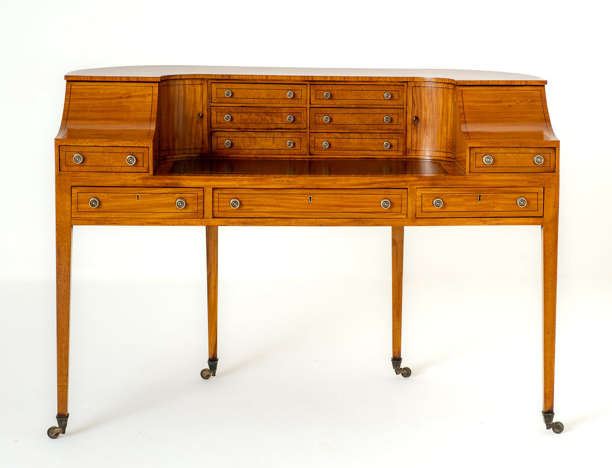 Impressive Satinwood Carlton House Desk