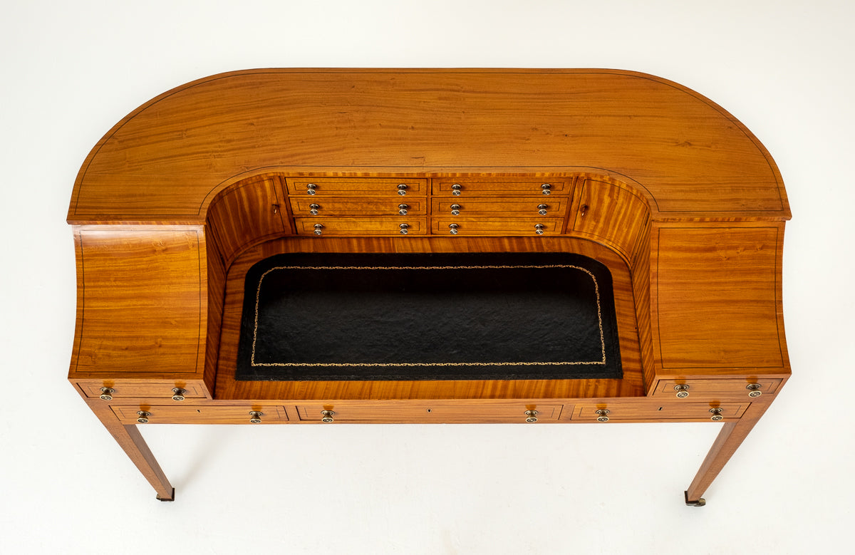 Impressive Satinwood Carlton House Desk