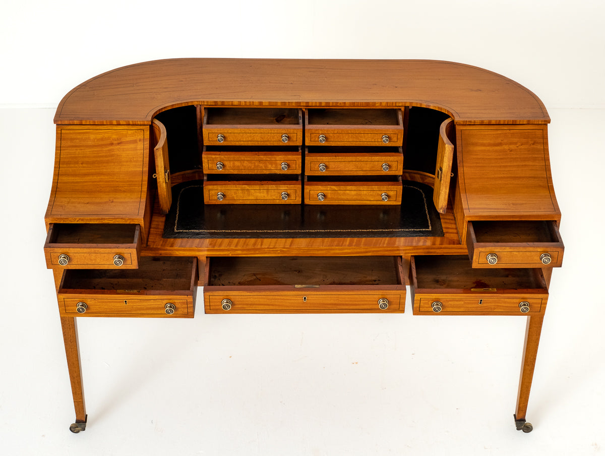 Impressive Satinwood Carlton House Desk