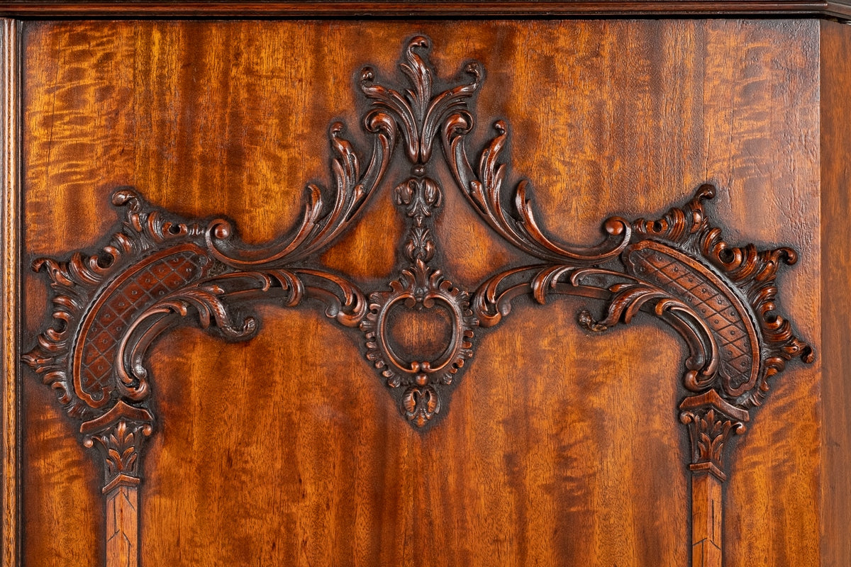 Wonderful Quality 2 Door Mahogany Wardrobe
