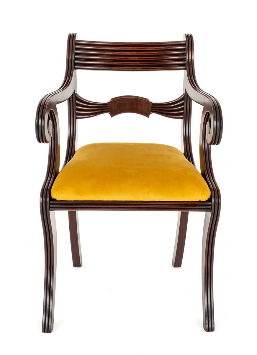 Set of 16 Regency Style Mahogany Dining Chairs