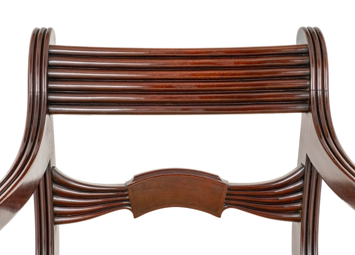 Set of 16 Regency Style Mahogany Dining Chairs