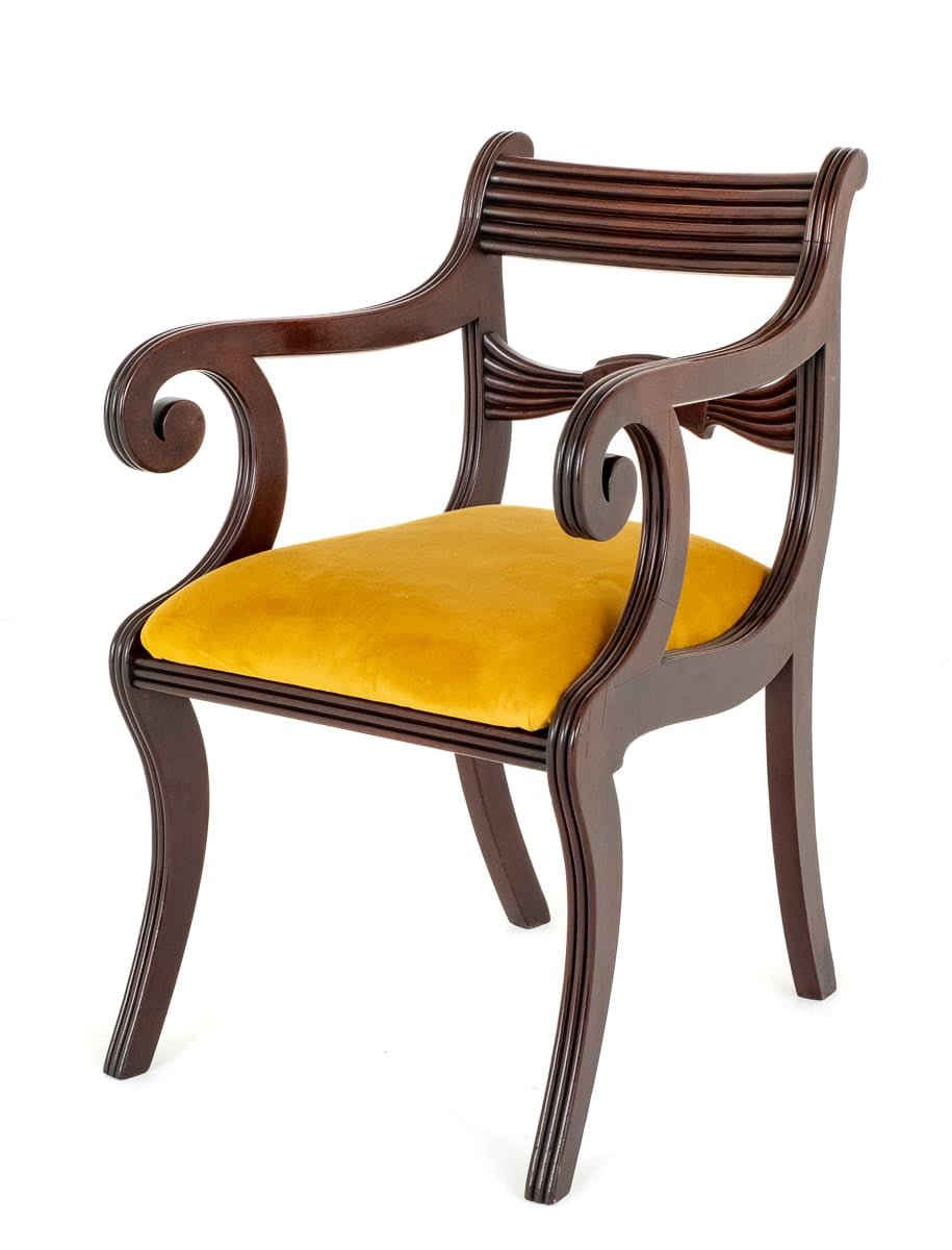 Set of 16 Regency Style Mahogany Dining Chairs