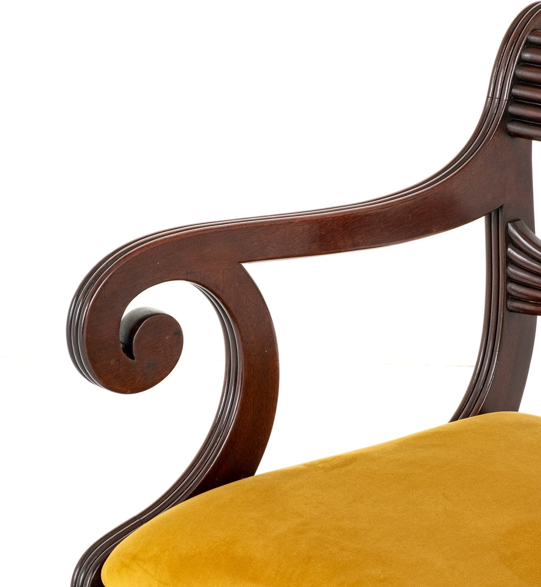 Set of 16 Regency Style Mahogany Dining Chairs