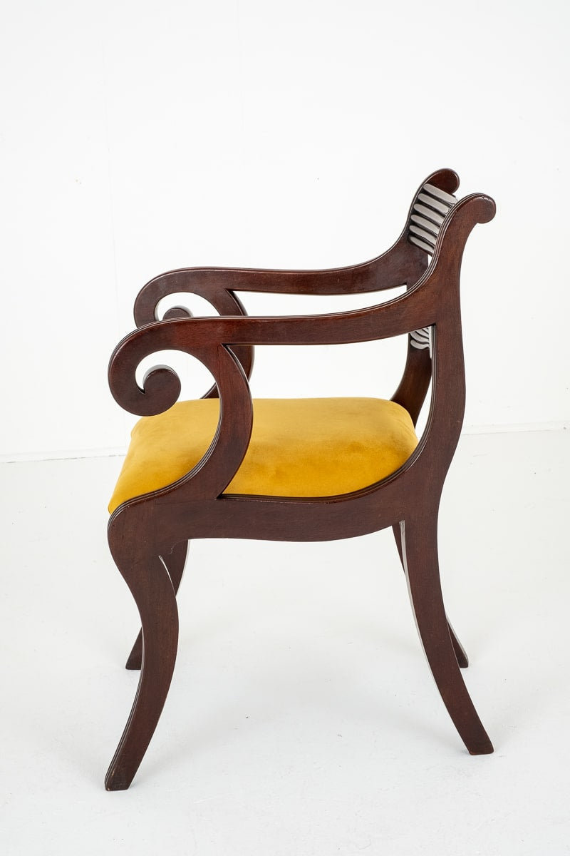 Set of 16 Regency Style Mahogany Dining Chairs