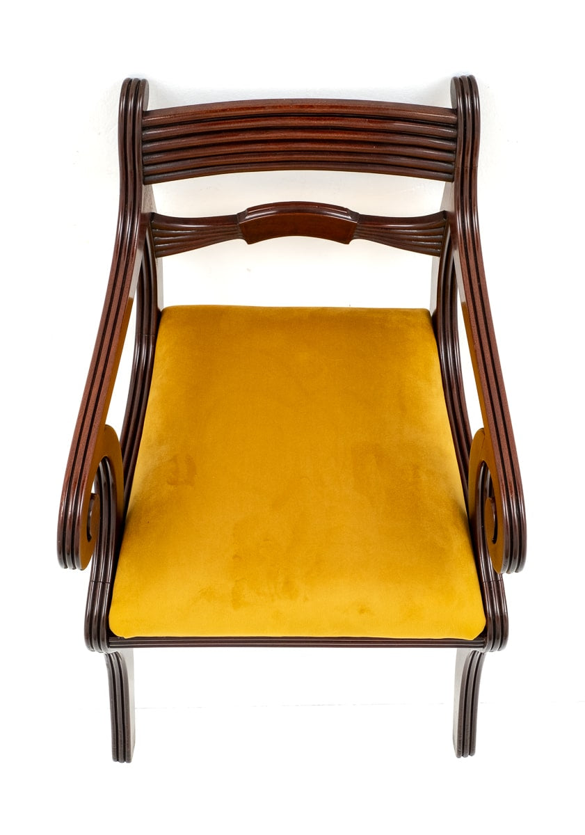 Set of 16 Regency Style Mahogany Dining Chairs