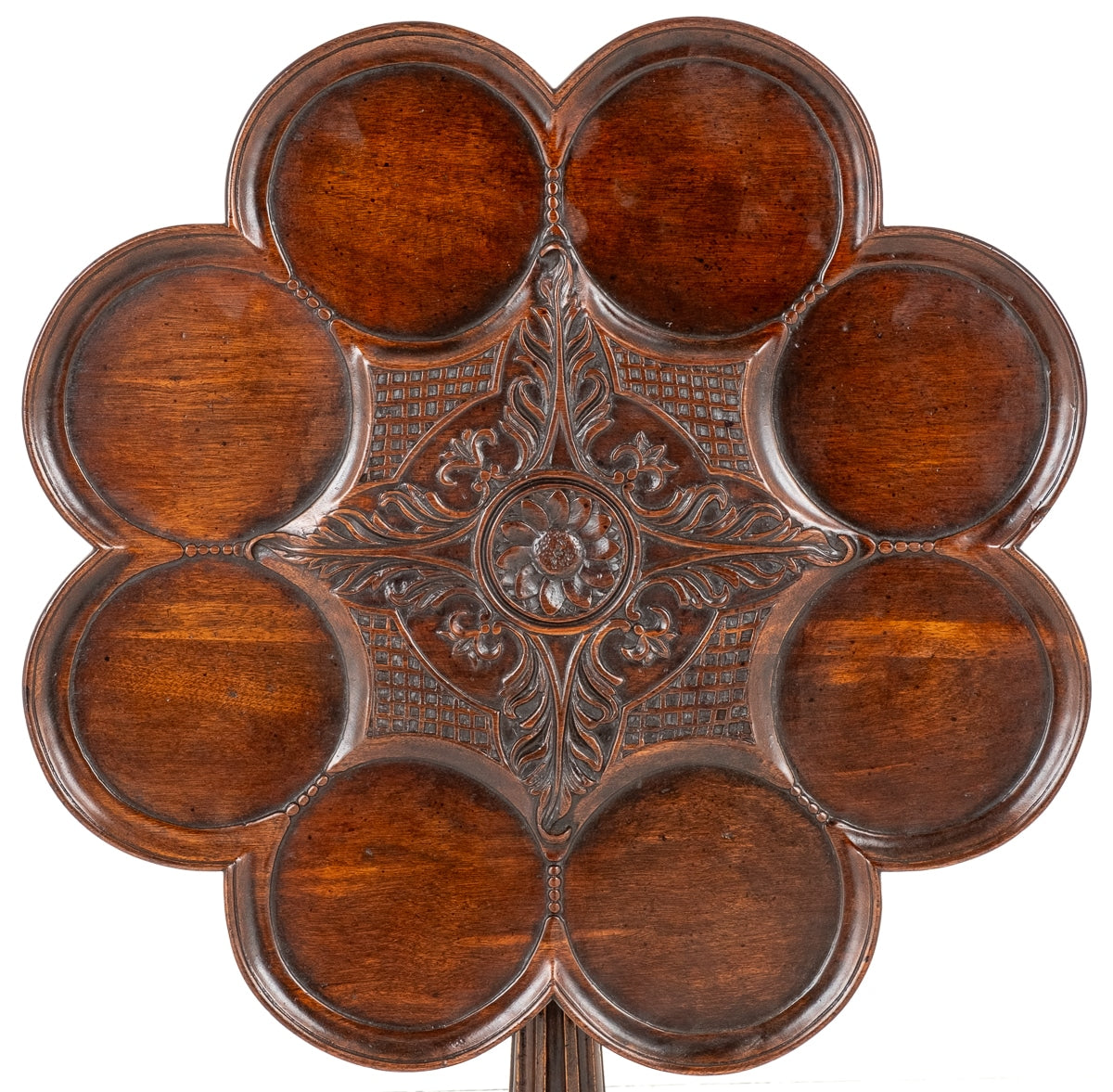 Chippendale Style Mahogany Supper Table