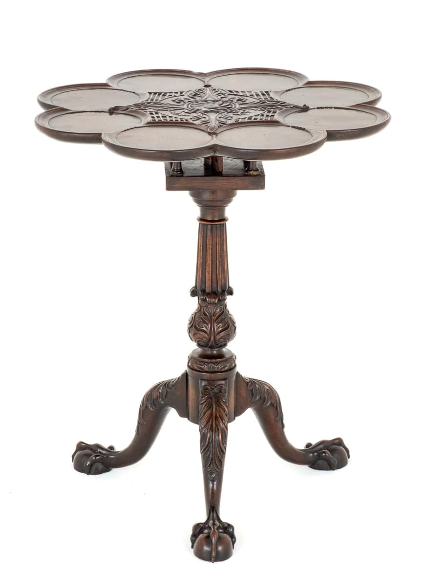 Chippendale Style Mahogany Supper Table