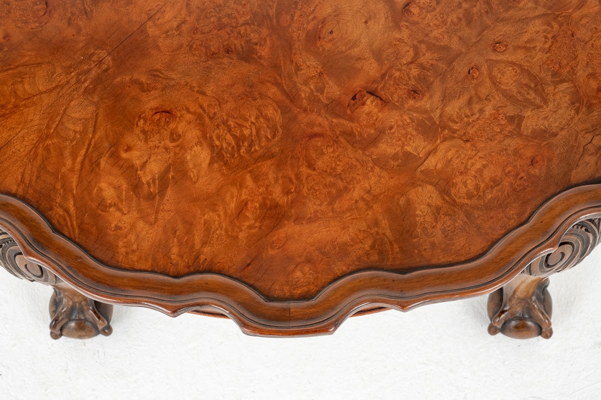 Walnut Queen Anne Style Coffee Table.