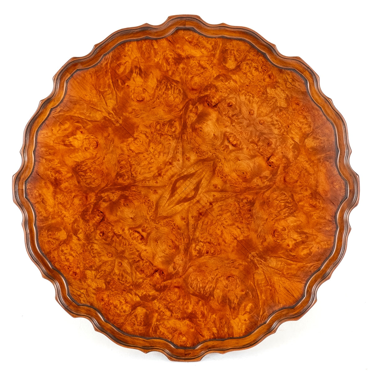 Walnut Queen Anne Style Coffee Table.