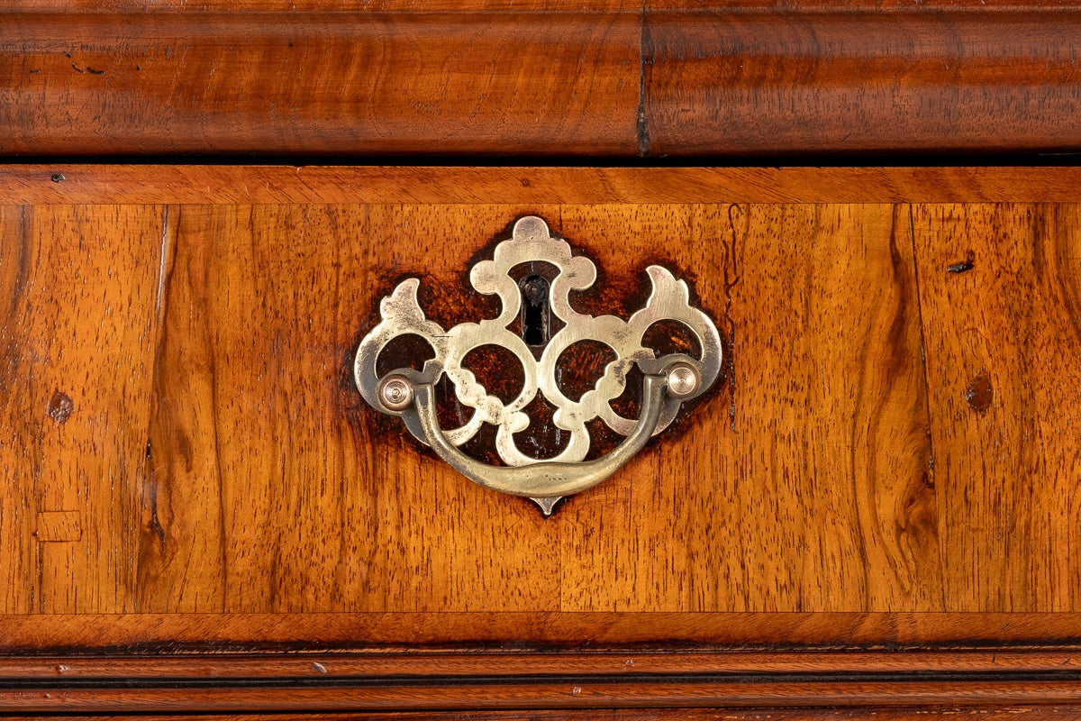 Georgian Walnut Chest on Stand