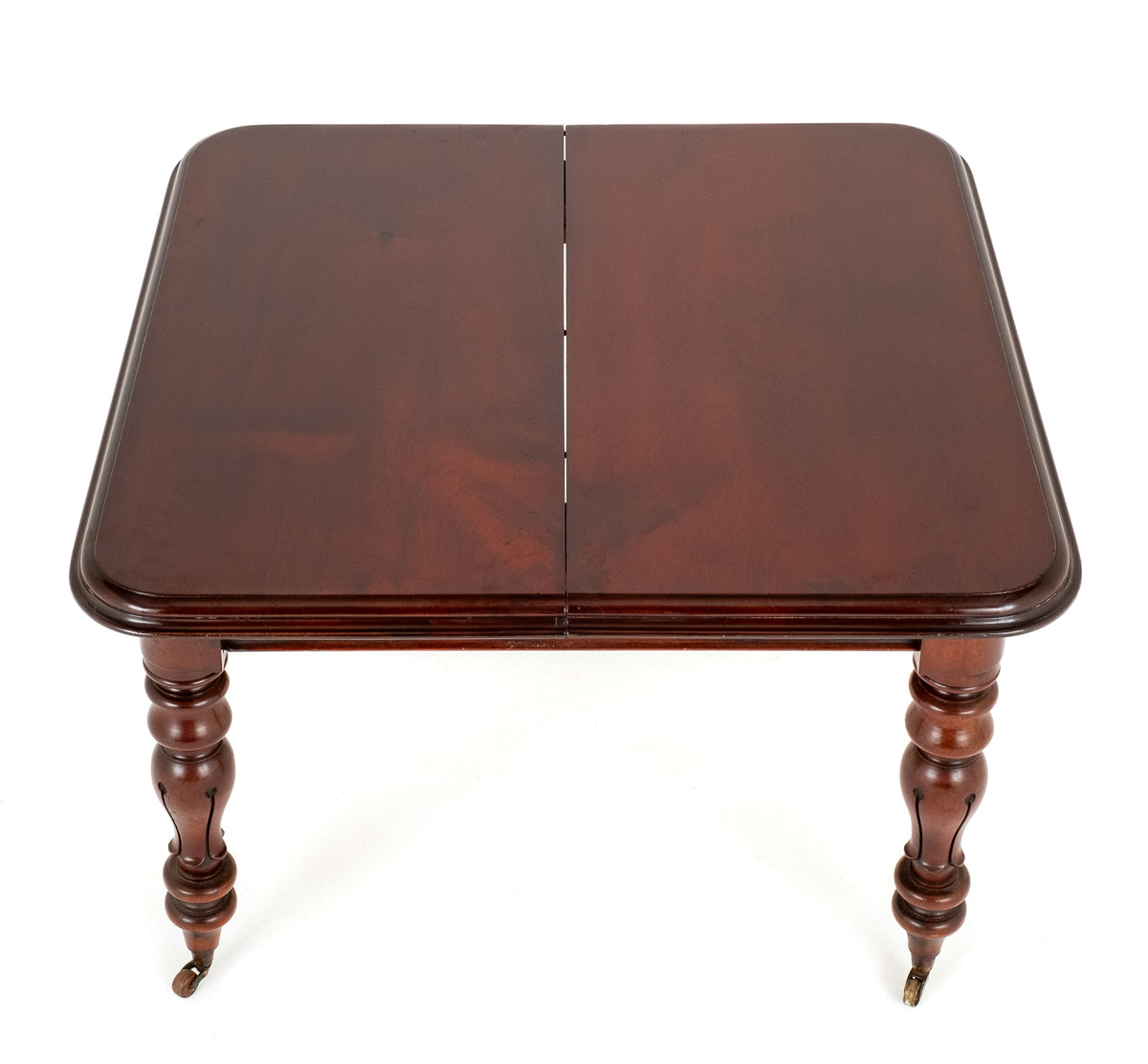 Rectangular William IV mahogany Extending Dining Table