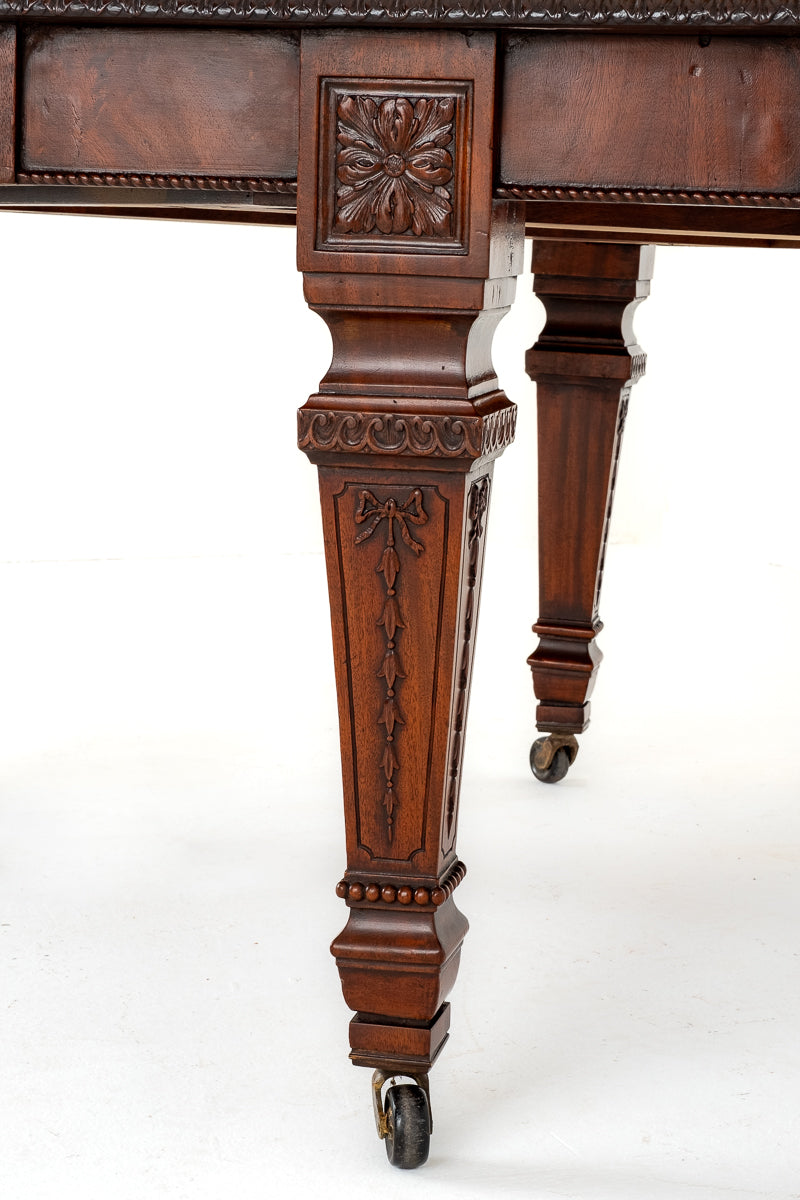 10 - 12 Seater Victorian Octagonal Mahogany Extending Dining Table