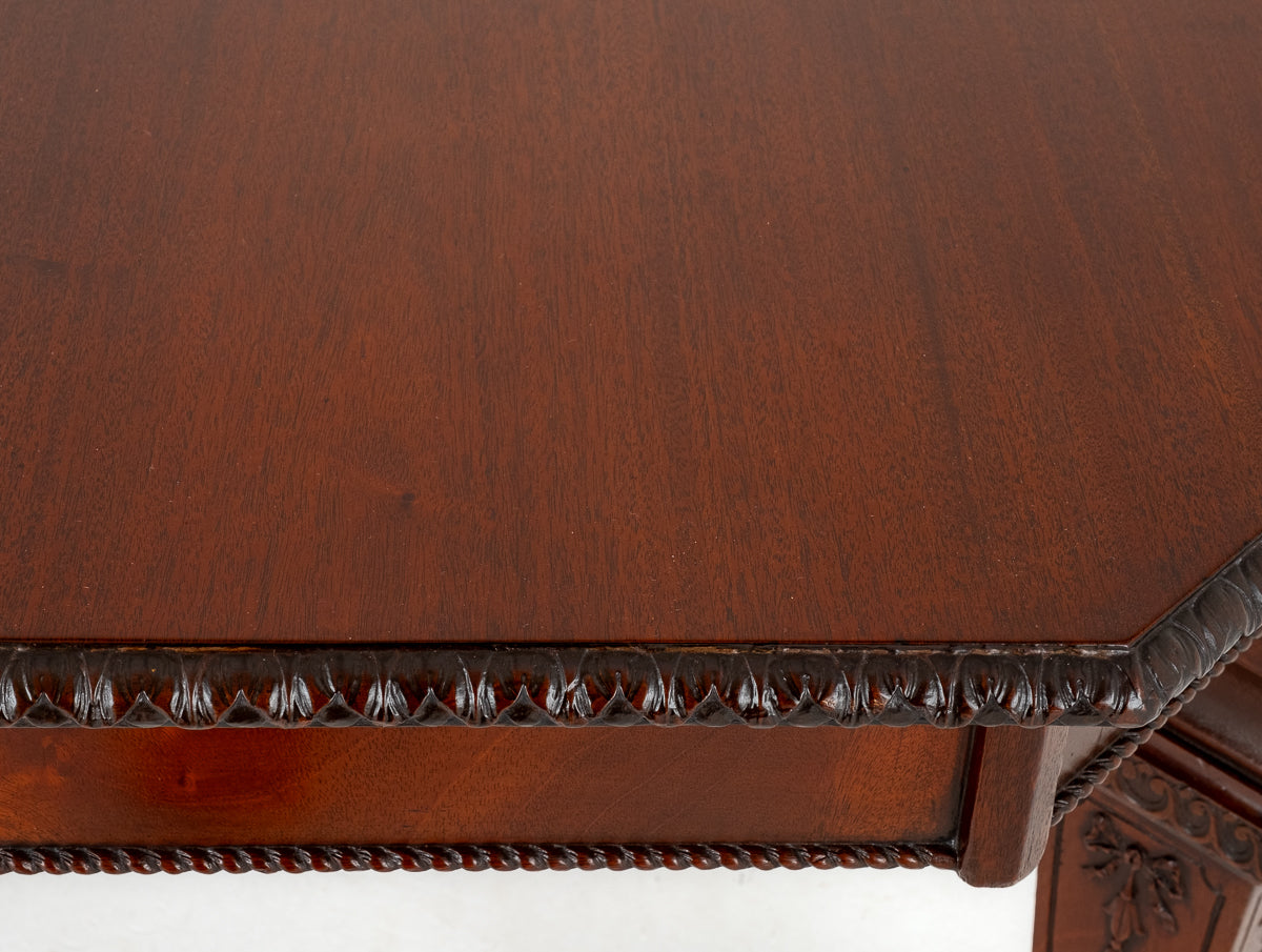 10 - 12 Seater Victorian Octagonal Mahogany Extending Dining Table
