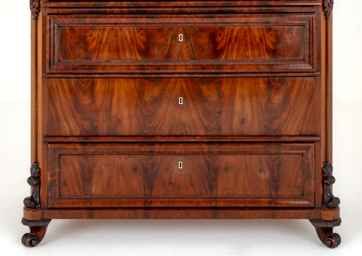 Biedermeier Mahogany Escritoire