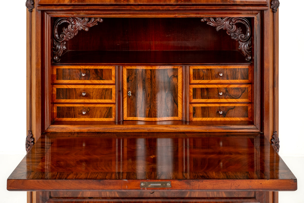 Biedermeier Mahogany Escritoire