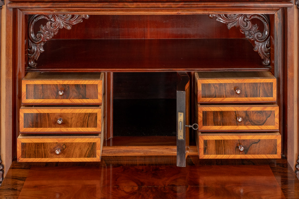 Biedermeier Mahogany Escritoire