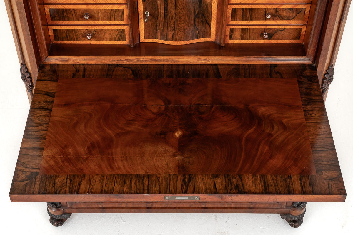 Biedermeier Mahogany Escritoire