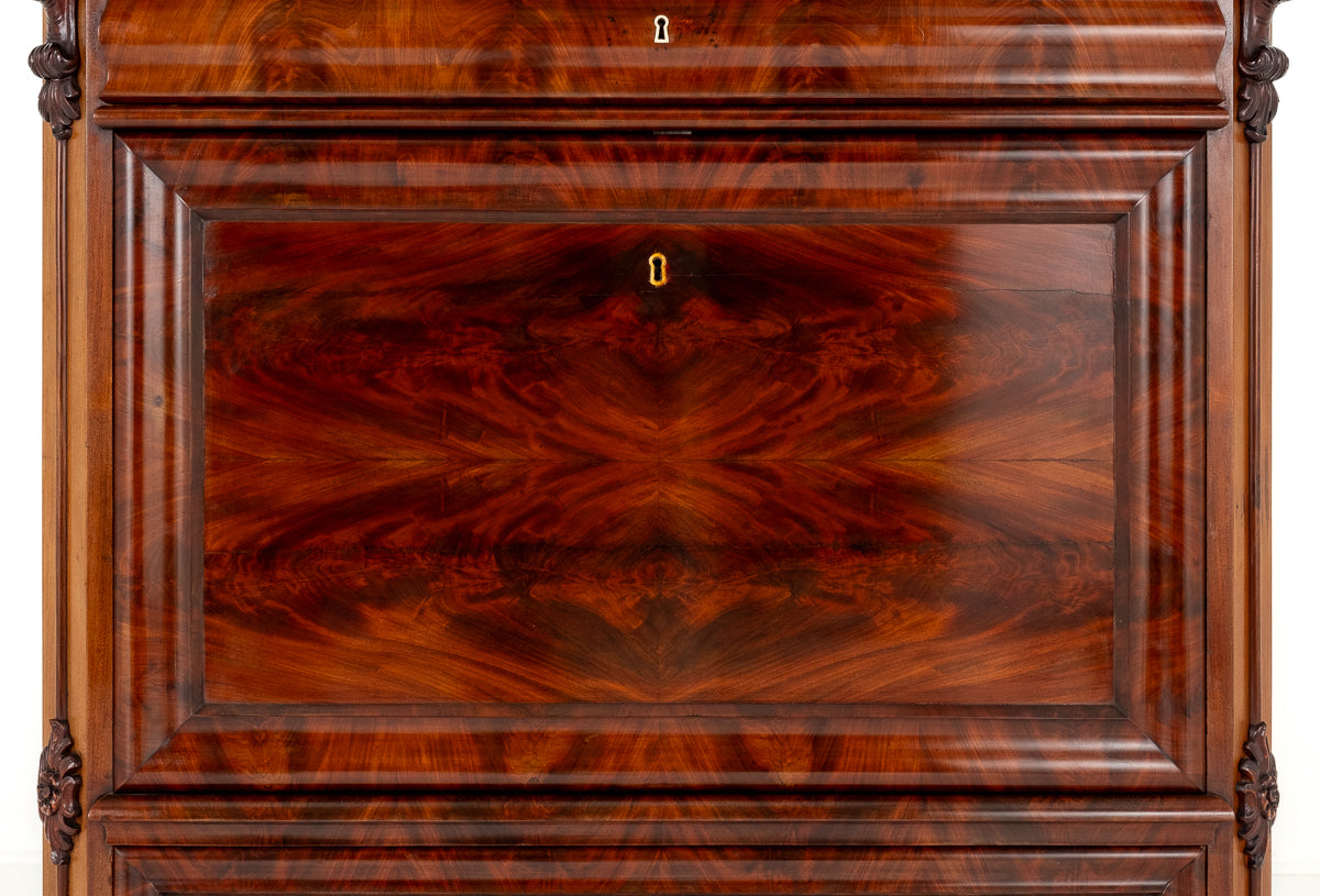 Biedermeier Mahogany Escritoire