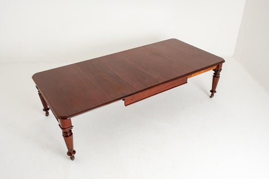 10 - 12 Seat William IV Mahogany Extending Dining Table
