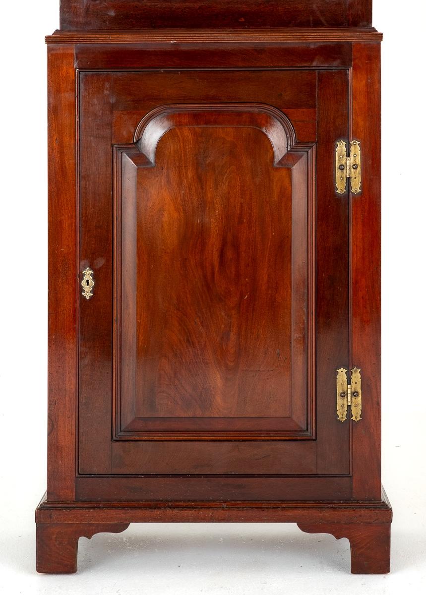 Georgian Mahogany Glazed Tall Bookcase